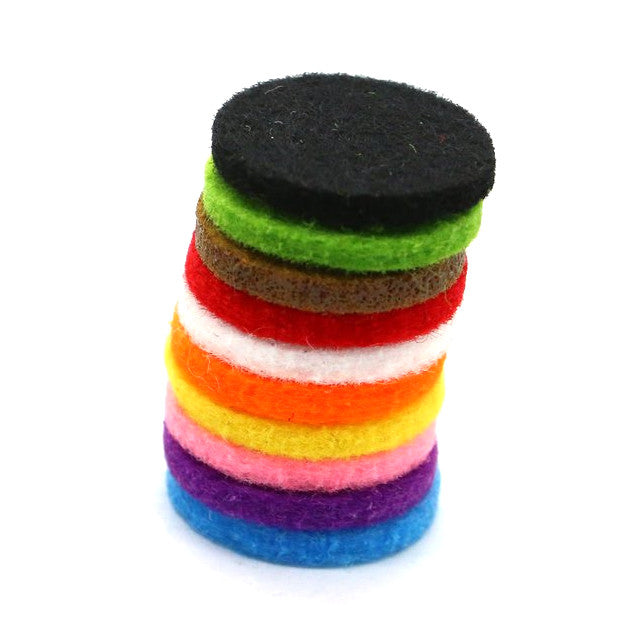 10x Aromatherapy Necklace Reusable Refill Pad - 15mm